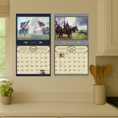 2026 Commanders in Gray Civil War Calendar Lee Stonewall Jackson wall calendar