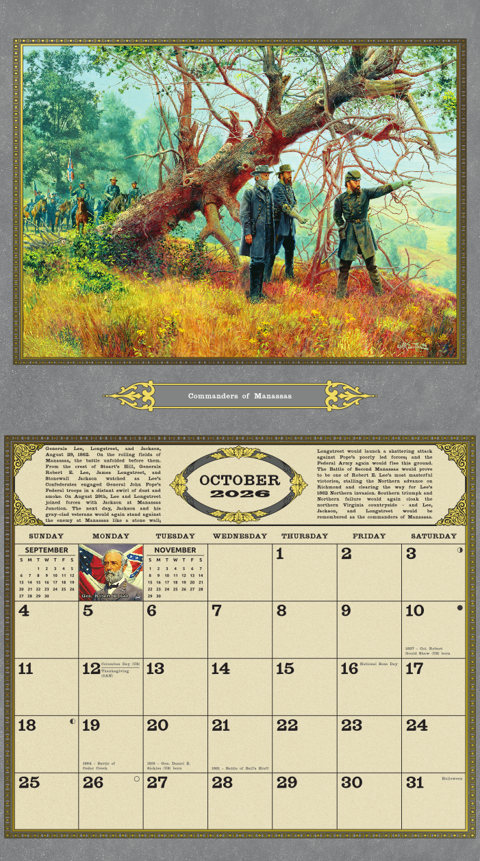 2026 Commanders in Gray Civil War Stonewall Jackson Legends in Gray Robert E. Lee Longstreet