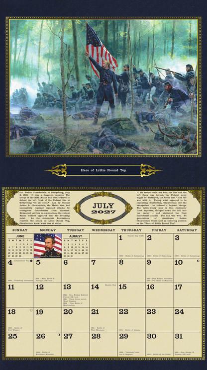 The NEW 2027 Mort Künstler Civil War Calendar