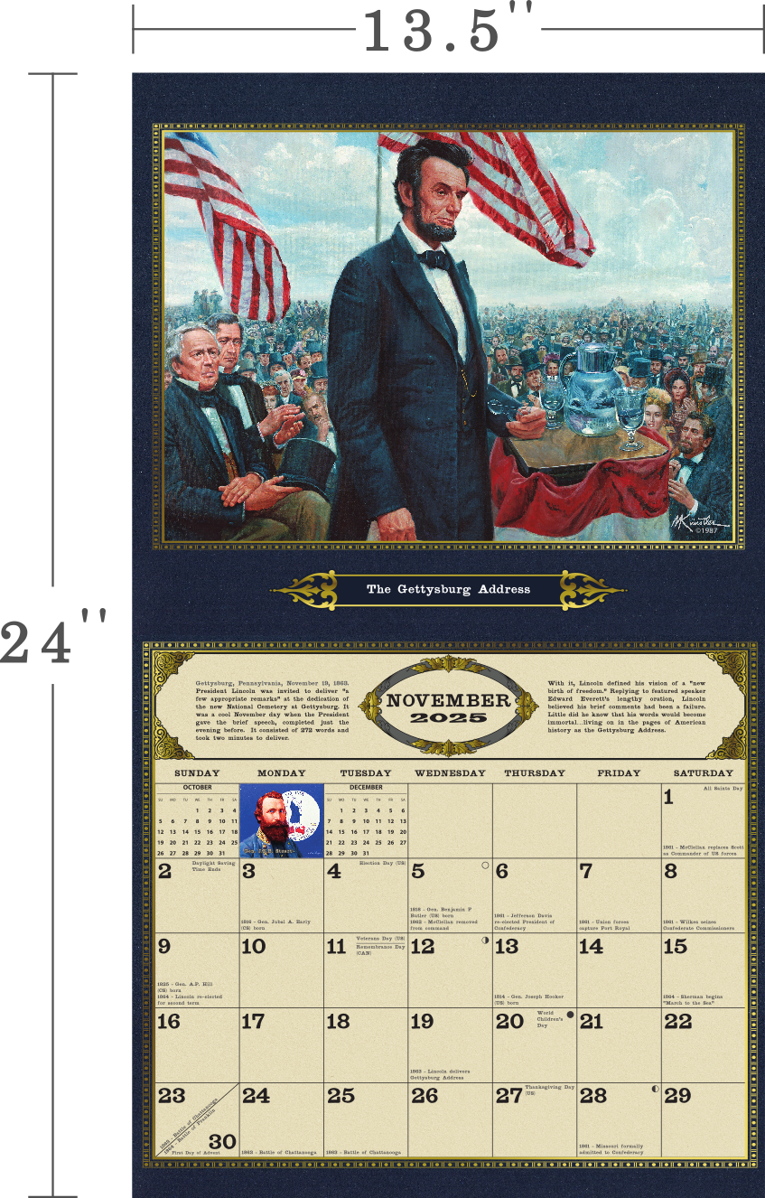 The NEW 2025 Mort Künstler Civil War Calendar – HistoryCalendars.com the-new-2025-mort-k-nstler-civil-war-calendar-historycalendars-com