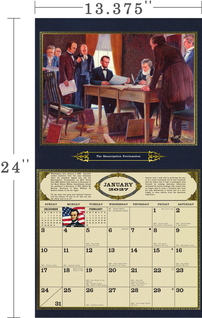The NEW 2027 Mort Künstler Civil War Calendar