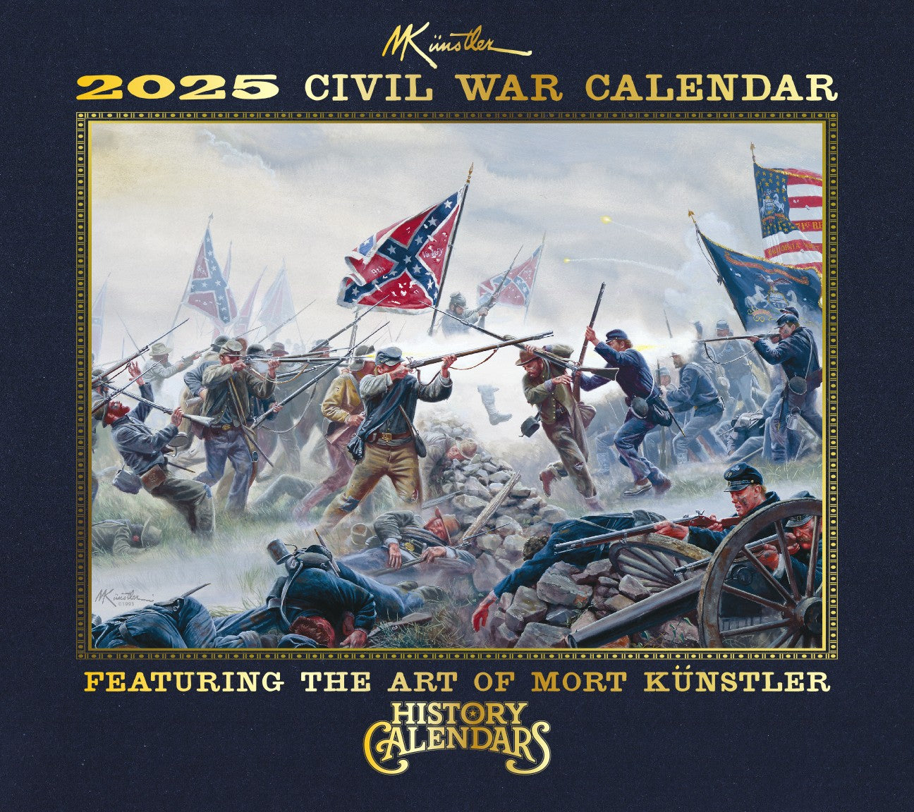 2025 Civil War Calendar High Tide History Calendar Main Cover Civil War